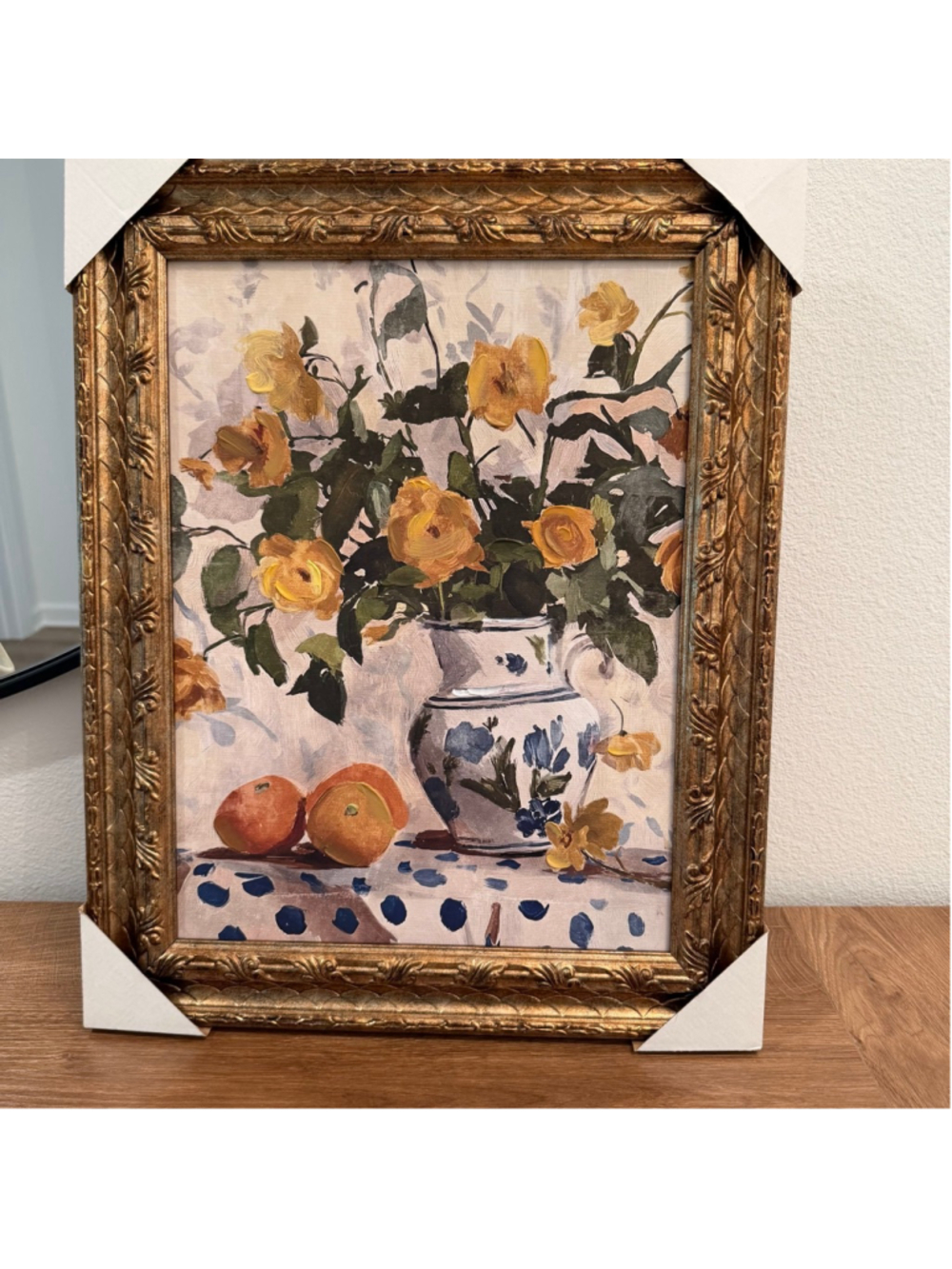 Studio McGee Floral Lemon Painting Wall Art 16"x20"